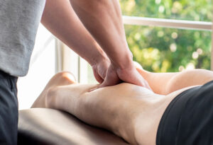 Anwendung: Sportmassage regenerativ - Bein